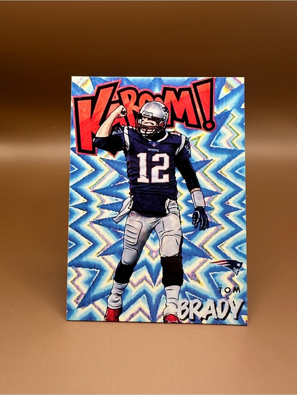 Tom Brady 2021 Panini Kaboom #K24 Novelty Football Card. New England Patriots.
